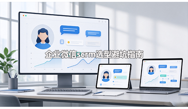 企业微信scrm选型避坑指南